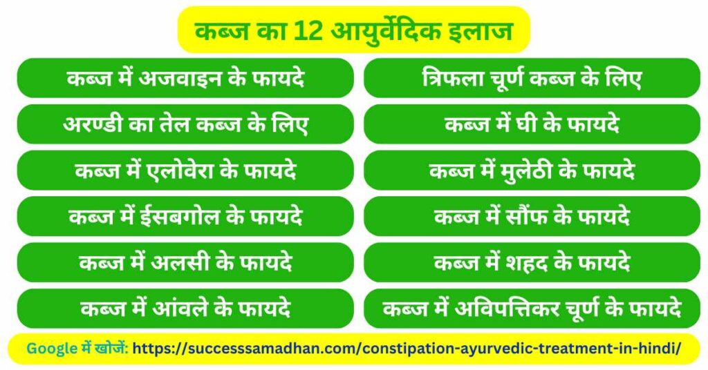 कब्ज-के-12-घरेलू-उपचार-constipation-ayurvedic-treatment-in-hindi