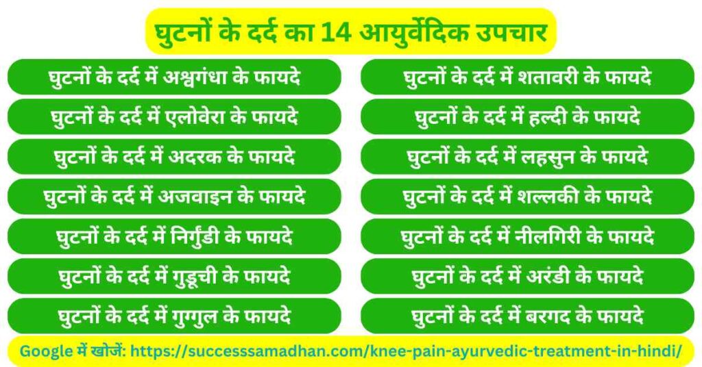 घुटनों-के-दर्द-के-14-success-उपाय-knee-pain-ayurvedic-treatment-in-hindi